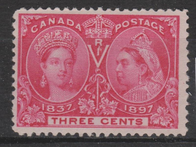 Canada 1897 Jubilee 3c Bright Rose Sc#53 VF MNH