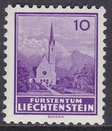 1934 Liechtenstein 128 Architecture