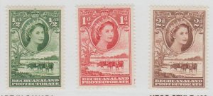 Bechuanaland Protectorate Scott #154-155-156 Stamp - Mint Set