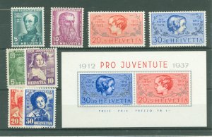 Switzerland #B81-9  Single (Complete Set)