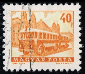 Hungary #1510 Bus and Trailer; CTO (0.25) (3Stars)