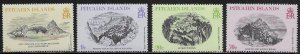 Pitcairn Islands Scott #'s 184 - 187 MNH