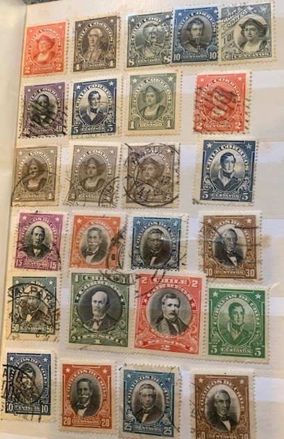 STAMP STATION PERTH Chile Collection in Album 260+ stamps Mint/Hinged