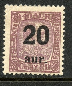 Iceland # 134, Mint Hinge
