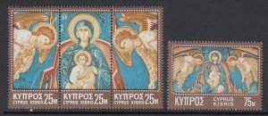 Cyprus 349-50 Christmas mnh