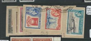 GILBERT AND ELLICE ISLANDS (PP3012B) KGVI SET SG 43-53 VFU ON PIECE