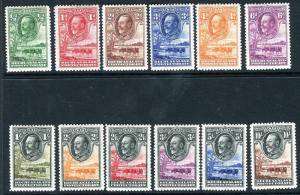 BECHUANALAND-1932  A mounted mint set to 10/- Sg 99-110