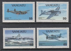 Vanuatu 590-593 Ships MNH VF