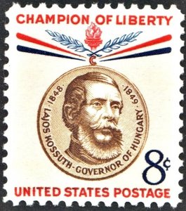 SC#1118 8¢ Champion of Liberty: Lajos Kossuth (1958) MNH