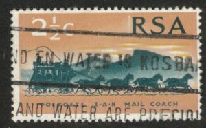 South Africa Scott 357 used Stagecoach stamp