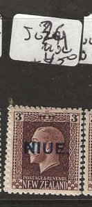 NIUE  SG29   KGV    3D ON NZ     MOG     P1101H