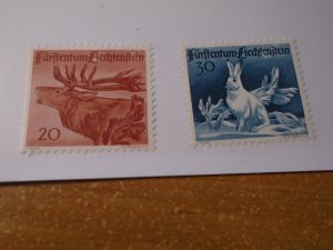 Liechtenstein  #  219-20  MNH