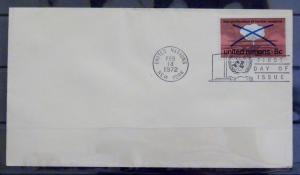 2170   UN   # 227   FDC  1972   No More Nuclear Weapons      CV$ 2.50