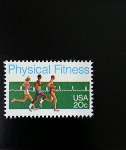 1983 20c Physical Fitness, Runners Scott 2043 Mint F/VF NH