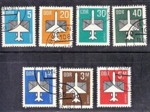 GERMANY DDR SC# C8,10,12,13,14,15,16 USED 1982-87 SEE SCAN