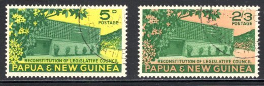 Papua New Guinea #148-149  VF,  Used   CV  4.35   ....  4900077