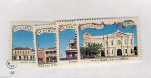 1992 Australia Sc #1297 1298 1299 1300 - Architecture Goldfield Town - MNH Cv$6+