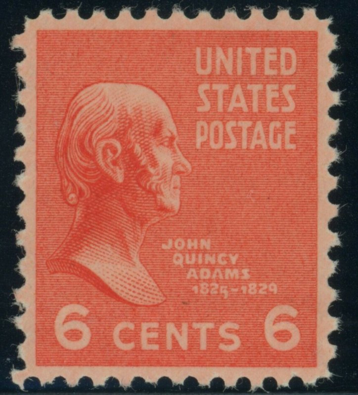 US Stamp #811 John Quincy Adams 6c - PSE Cert - XF 90 - MNH - SMQ $12.00 