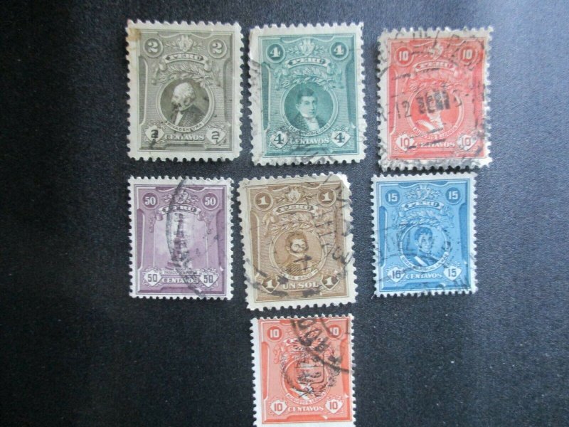 Peru, & Stamps, used