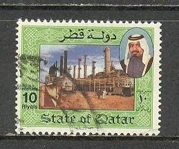 QATAR Sc# 801 USED FVF Sheik Khalifa 