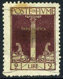 Fiume #181 Used 2l Filler from 1923