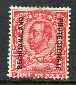 British Bechuanaland 1912 1p Carmine KGV Scott #82 Mint F777