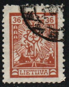 Lithuania Sc #204 Used