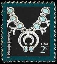 U.S.#3753 Navajo Jewelry 2c (2007) Single, MNH.