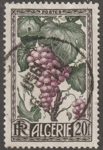Algeria, stamp, Scott#229,  used, hinged,  20f,