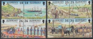 Mi: 108/115 ;Isle of Alderney: 1997;MNH  Cat € 7