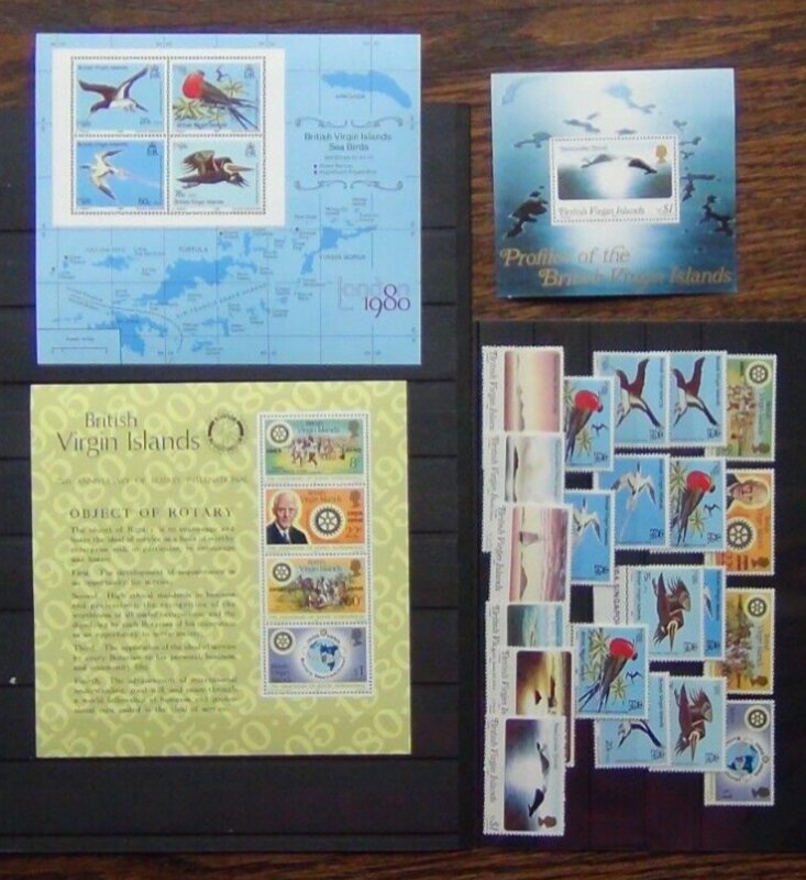 British Virgin Islands 1980 Rotary London 1980 Island Profiles MNH