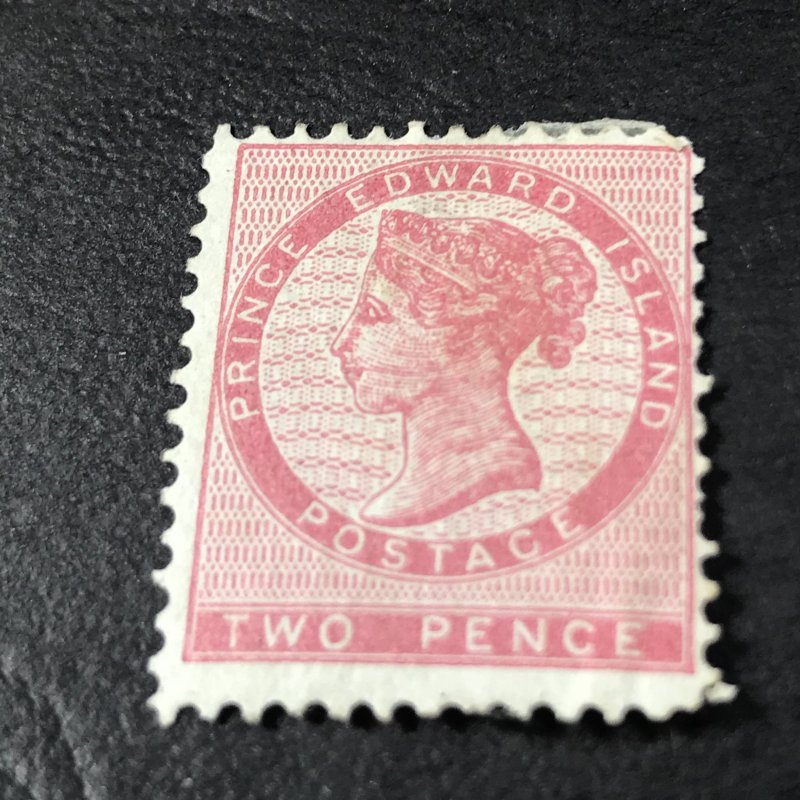 PRINCE EDWARD ISLAND # 5-MINT/HINGED------ROSE------1862-65(LOTB)