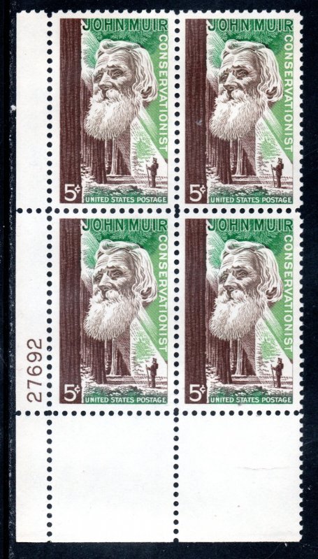 US Scott #1245, Plate block of 4, #27692 LL