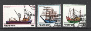 Singapore, Scott #164-6   VF, Used, Singapore Shipping Industry .... 5710103