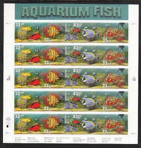 U.S. Fish 3320 Sheetlet MNH VF 