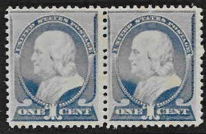 US 1887 Sc. 212 MNH, F pair, Cat. Val. $580.00+.