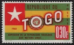 Togo #386 MNH; 30c Togo Flag (1961)