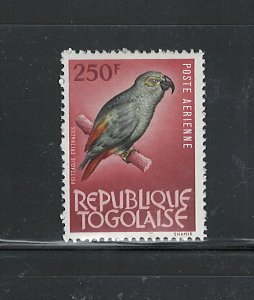 REPUBLIQUE TOGOLAISE 1964 - 1965 BIRDS  #C39 EXTREMLY LIGHT HINGE MARK
