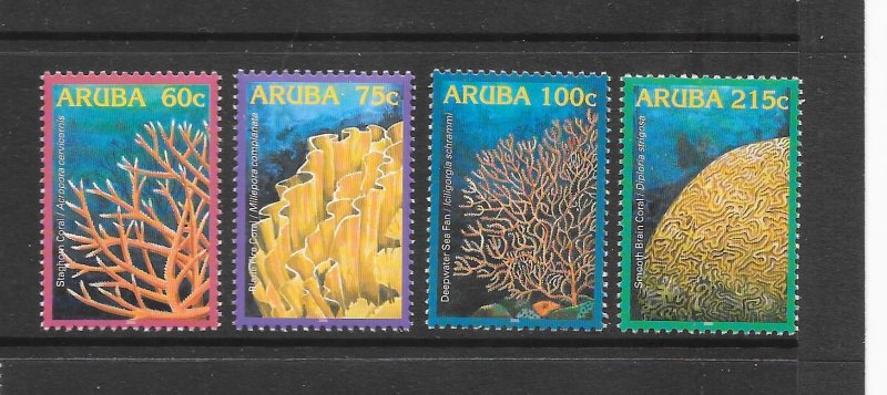 CORALS - ARUBA #272-5  MNH