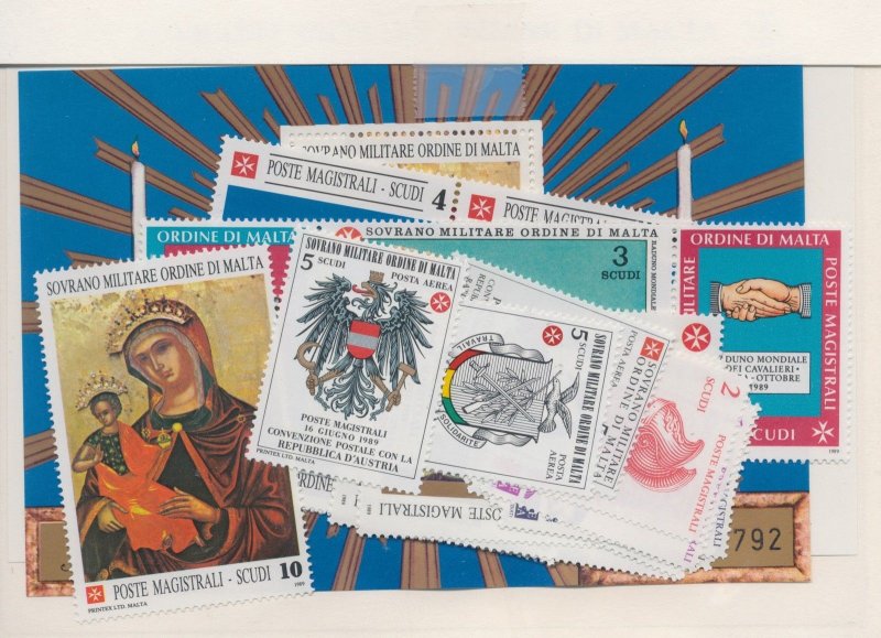 1989 Smom, Full Vintage, New Stamps, 31 Values + 2 Sheets - MNH**