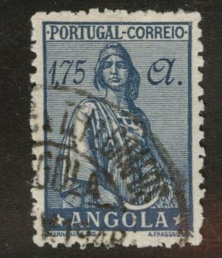 Angola  Scott 258A used 1.75a  stamp 1946 CV$5 