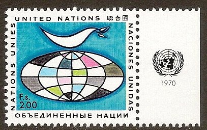 United Nations UN Geneva 1970 - Scott # 12 Mint NH. Ships Free With Another Item