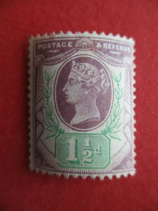 SG198 1887 Jubilee 1.5d 1 1/2d Purple & Green MNH Great Britain Victoria