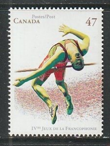 2001 Canada - Sc 1894 - MNH VF - 1 single - Francophone Games - High Jumper