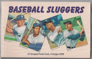 UX457a Baseball Sluggers Postal Cards UX454-457 Mint OTT!