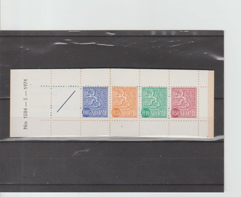 Finland  Scott#  461b  MNH  Complete Booklet  (1965 Arms of Finland)