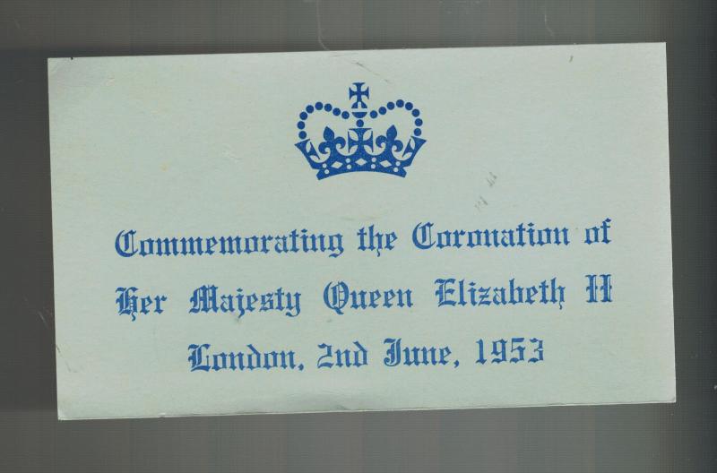 1953 Somaliland Coronation to England first day cover QE2 Queen Elizabeth II FDC