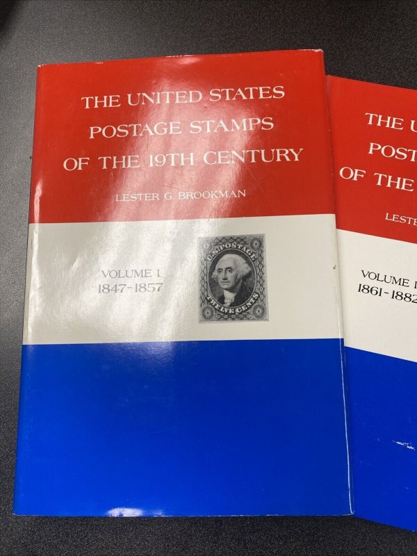 United States Postage Stamps of 19th Century by Brookman 3 Volume Set 1989