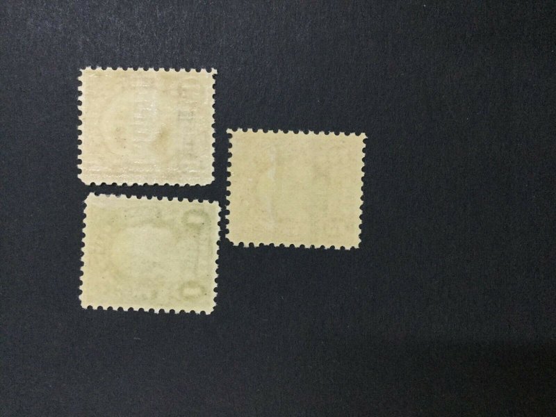 MOMEN: US STAMPS #658-660 MINT OG H LOT #36351