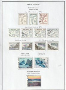 Faroe Islands  Collection  Mint/Used  185 Stamps  $214 SCV